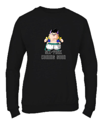 Felpa Girocollo UOMO, DONNA & BAMBIN - GOTENKS - SIX PACK - Super vestibilità Top qualità