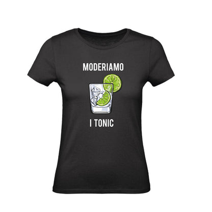 T-Shirt Uomo Donna & Bambino - MODERIAMO I TONIC - Maglietta Maglia Tshirt Super vestibilità Top qualità