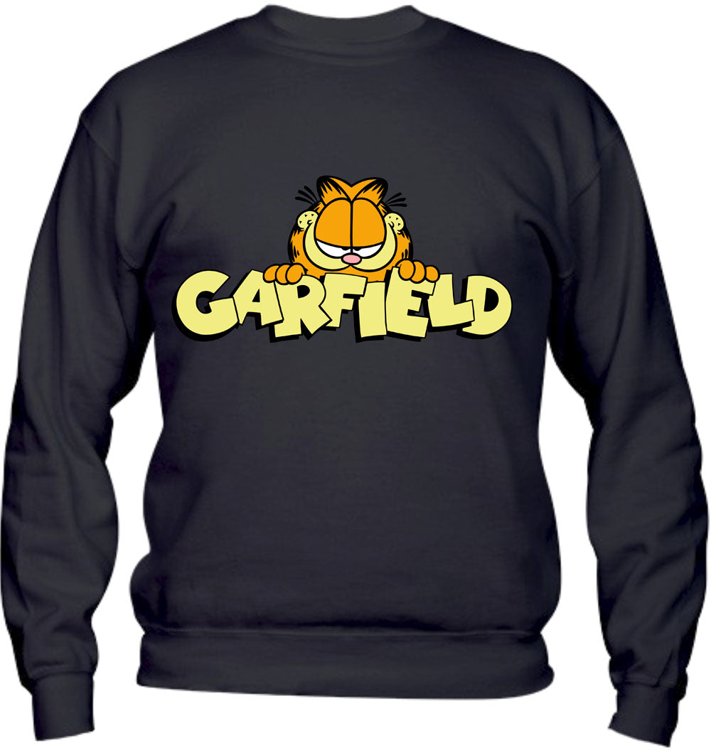 Felpa Girocollo UOMO, DONNA & BAMBIN - GARFIELD - Super vestibilità Top qualità