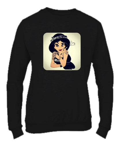 Felpa Girocollo DONNA & BAMBIN - BAD JASMINE - Super vestibilità Top qualità