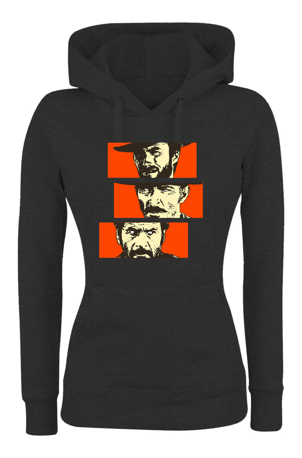 Felpa con cappuccio UOMO, DONNA & BAMBIN - IL BUONO IL BRUTTO IL CATTIVO - Super vestibilità Top qualità