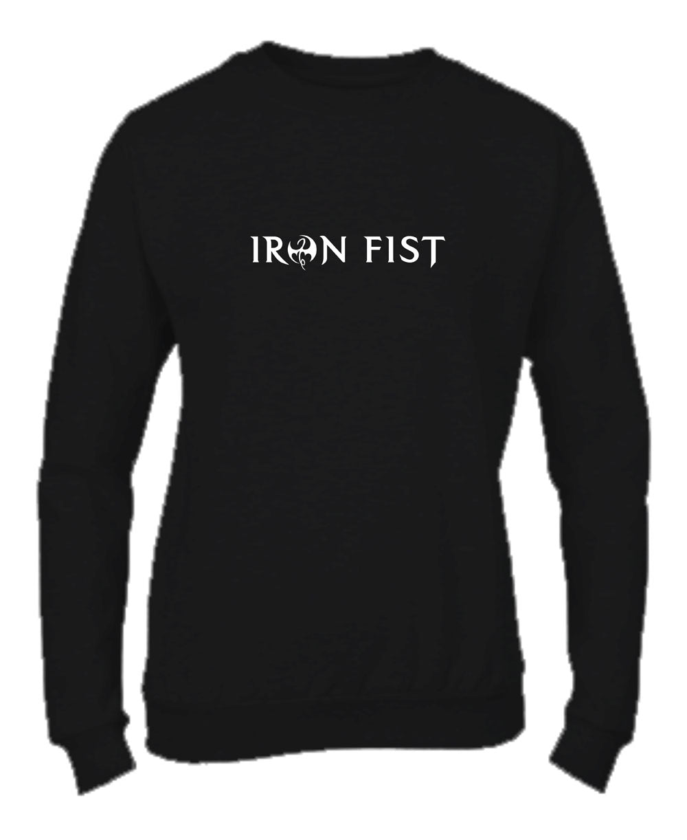Felpa Girocollo UOMO, DONNA & BAMBIN - IRON FIST - Super vestibilità Top qualità - Social Crazy