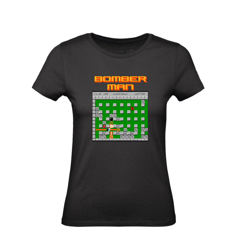 T-Shirt Uomo, Donna & Bambino - BOMBERMAN RETRÒ - Maglietta Maglia Tshirt Super vestibilità Top qualità