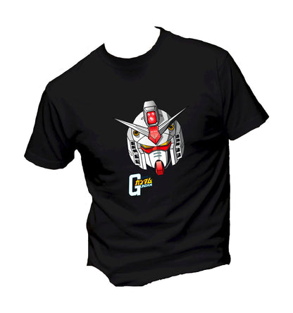 T-Shirt Uomo, Donna & Bambino - GUNDAM HEAD - Maglietta Maglia Tshirt Super vestibilità Top qualità