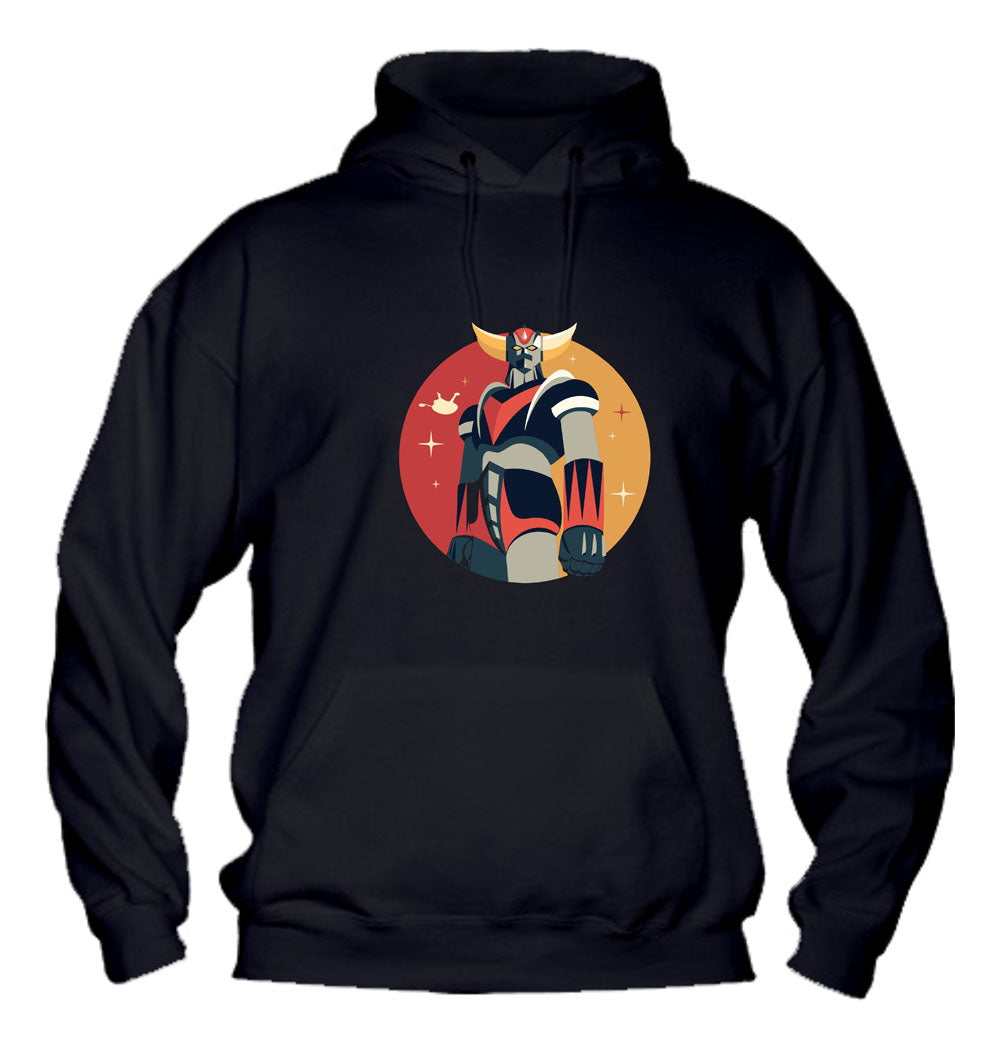 Felpa con cappuccio UOMO & BAMBIN - GOLDRAKE - Super vestibilità Top qualità - Social Crazy