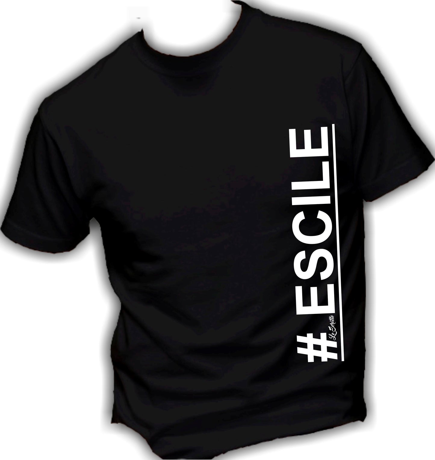 T-Shirt Uomo - #ESCILE - Maglietta Maglia Tshirt Super vestibilità Top qualità - Social Crazy