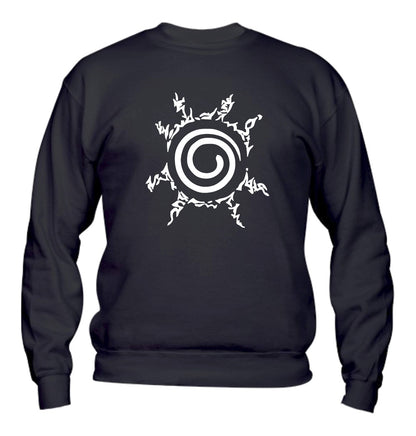 Felpa Girocollo UOMO, DONNA & BAMBIN - NARUTO SIGILLO OTTAGONALE - Super vestibilità Top qualità