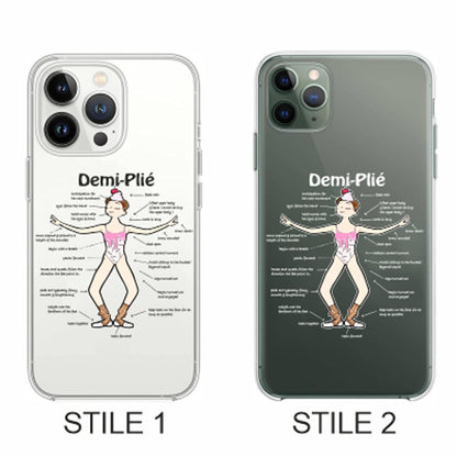Cover Compatibile Con Tutti i Modelli iPhone - DEMI-PLIÈ - Trasparente UltraSottili AntiGraffio Antiurto Case Custodia Marca