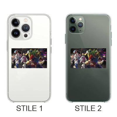 Cover Compatibile Con Tutti i Modelli iPhone - G MECHA - Trasparente UltraSottili AntiGraffio Antiurto Case Custodia Marca