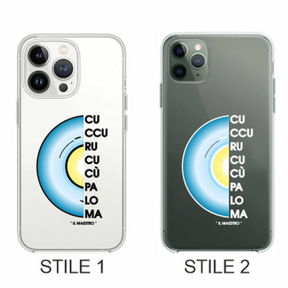 Cover Compatibile Con Tutti i Modelli iPhone - IL MAESTRO - Trasparente UltraSottili AntiGraffio Antiurto Case Custodia Marca