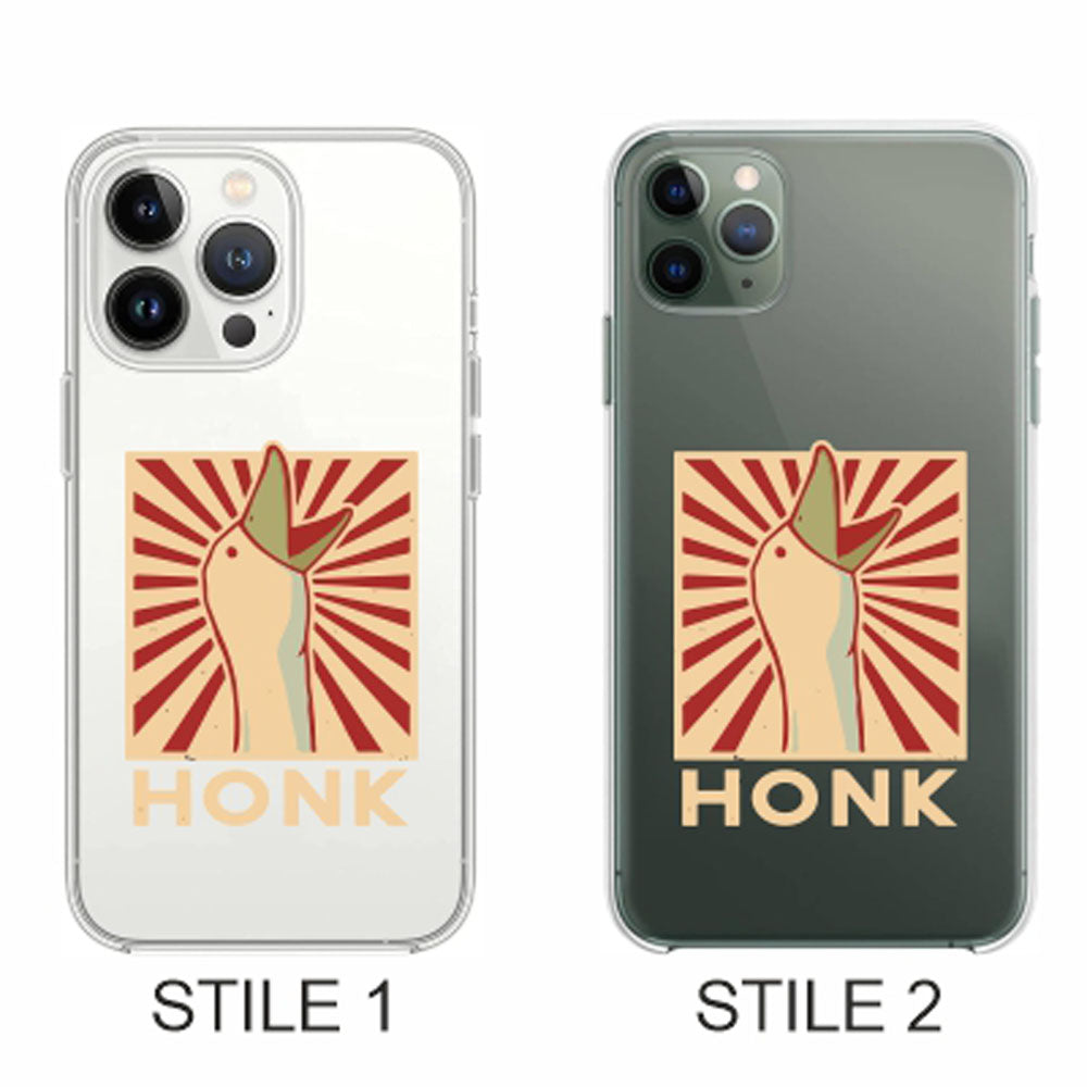 Cover Compatibile Con Tutti i Modelli iPhone - HONK - Trasparente UltraSottili AntiGraffio Antiurto Case Custodia Marca