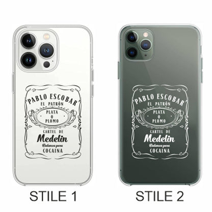 Cover Compatibile Con Tutti i Modelli iPhone - EL PATRON - Trasparente UltraSottili AntiGraffio Antiurto Case Custodia Marca