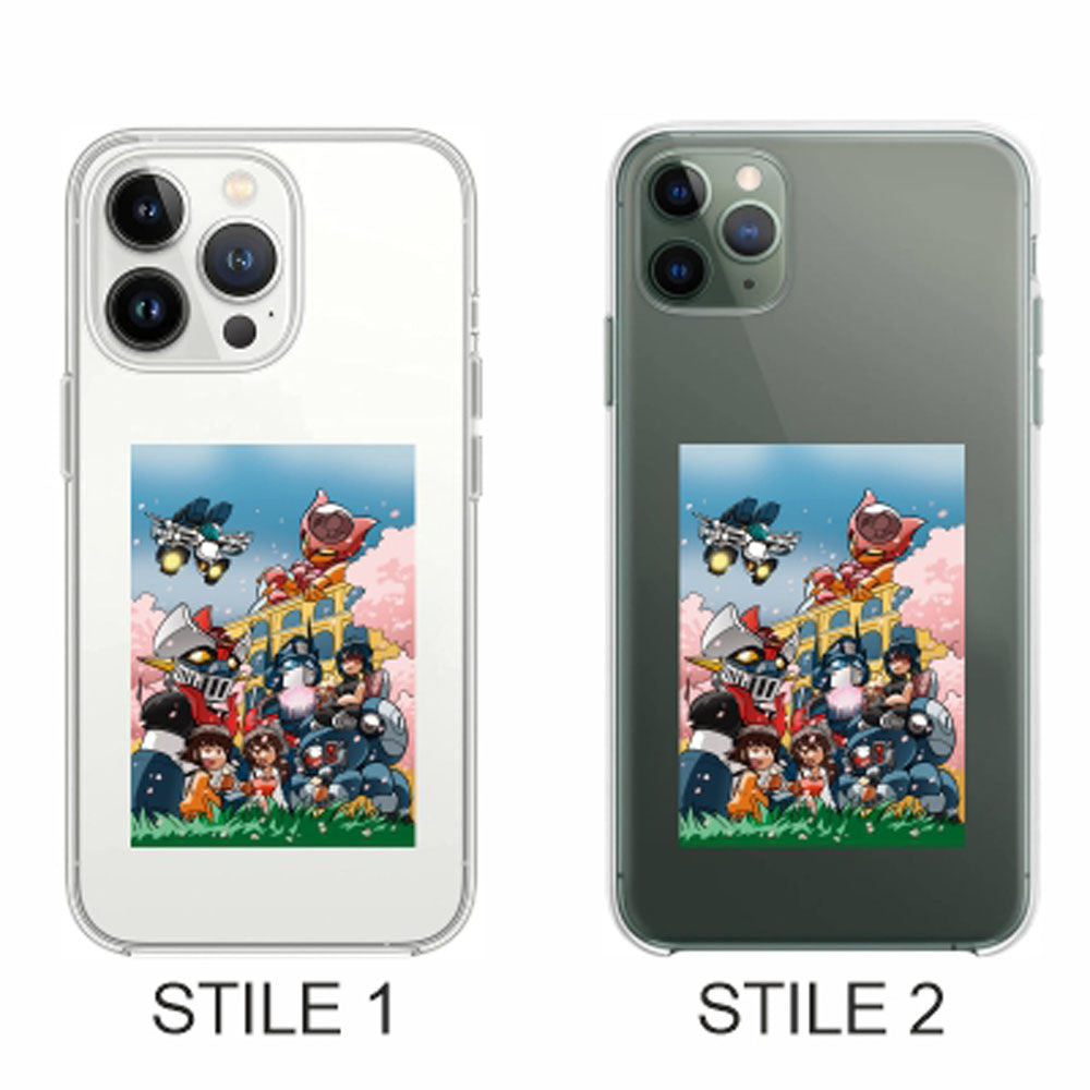 Cover Compatibile Con Tutti i Modelli iPhone - MECHA'S WORLD - Trasparente UltraSottili AntiGraffio Antiurto Case Custodia Marca
