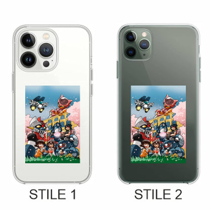 Cover Compatibile Con Tutti i Modelli iPhone - MECHA'S WORLD - Trasparente UltraSottili AntiGraffio Antiurto Case Custodia Marca
