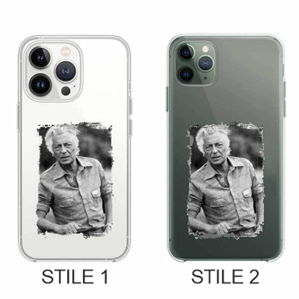 Cover Compatibile Con Tutti i Modelli iPhone - GIANNI AGNELLI - Trasparente UltraSottili AntiGraffio Antiurto Case Custodia Marca