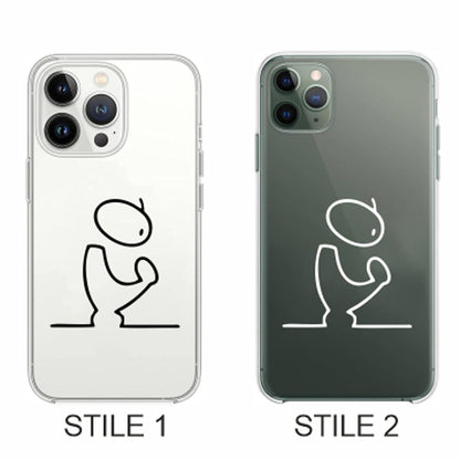 Cover Compatibile Con Tutti i Modelli iPhone - GIGI D'AGOSTINO - Trasparente UltraSottili AntiGraffio Antiurto Case Custodia Marca