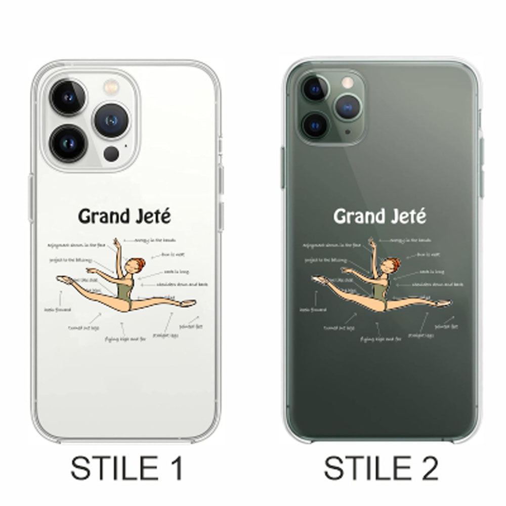 Cover Compatibile Con Tutti i Modelli iPhone - GRAND JETÈ - Trasparente UltraSottili AntiGraffio Antiurto Case Custodia Marca
