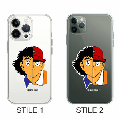 Cover Compatibile Con Tutti i Modelli iPhone - HOLLY E BENJI - Trasparente UltraSottili AntiGraffio Antiurto Case Custodia Marca