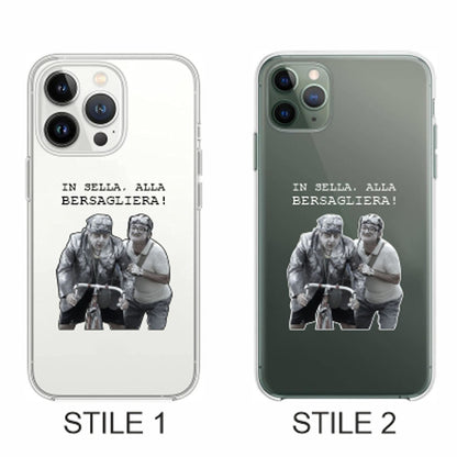 Cover Compatibile Con Tutti i Modelli iPhone - IN SELLA - Trasparente UltraSottili AntiGraffio Antiurto Case Custodia Marca