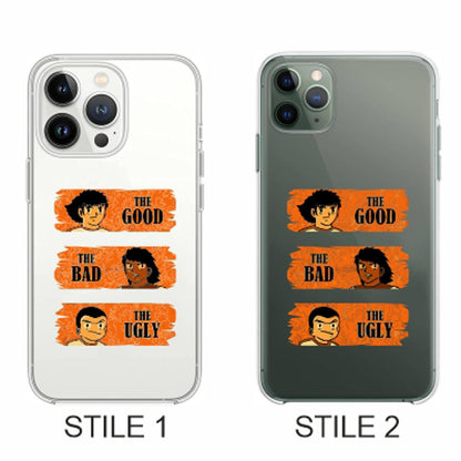Cover Compatibile Con Tutti i Modelli iPhone - HOLLY E BENJI THE GOOD THE BAD AND THE UGLY - Trasparente UltraSottili AntiGraffio Antiurto Case Custodia Marca