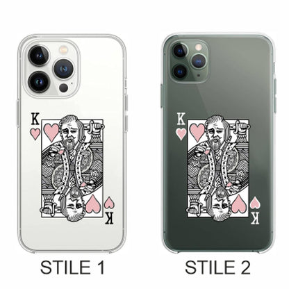 Cover Compatibile Con Tutti i Modelli iPhone - KING CAPRIO - Trasparente UltraSottili AntiGraffio Antiurto Case Custodia Marca