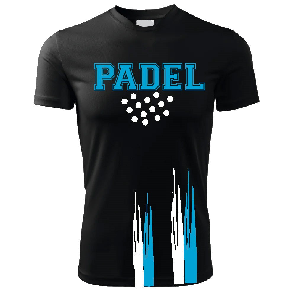 T-Shirt PADEL in Tessuto Dry Fit UNISEX - Graffio Sotto - Elasticizzato e Traspirante Maglietta Maglia Sport Super vestibilità Top qualità
