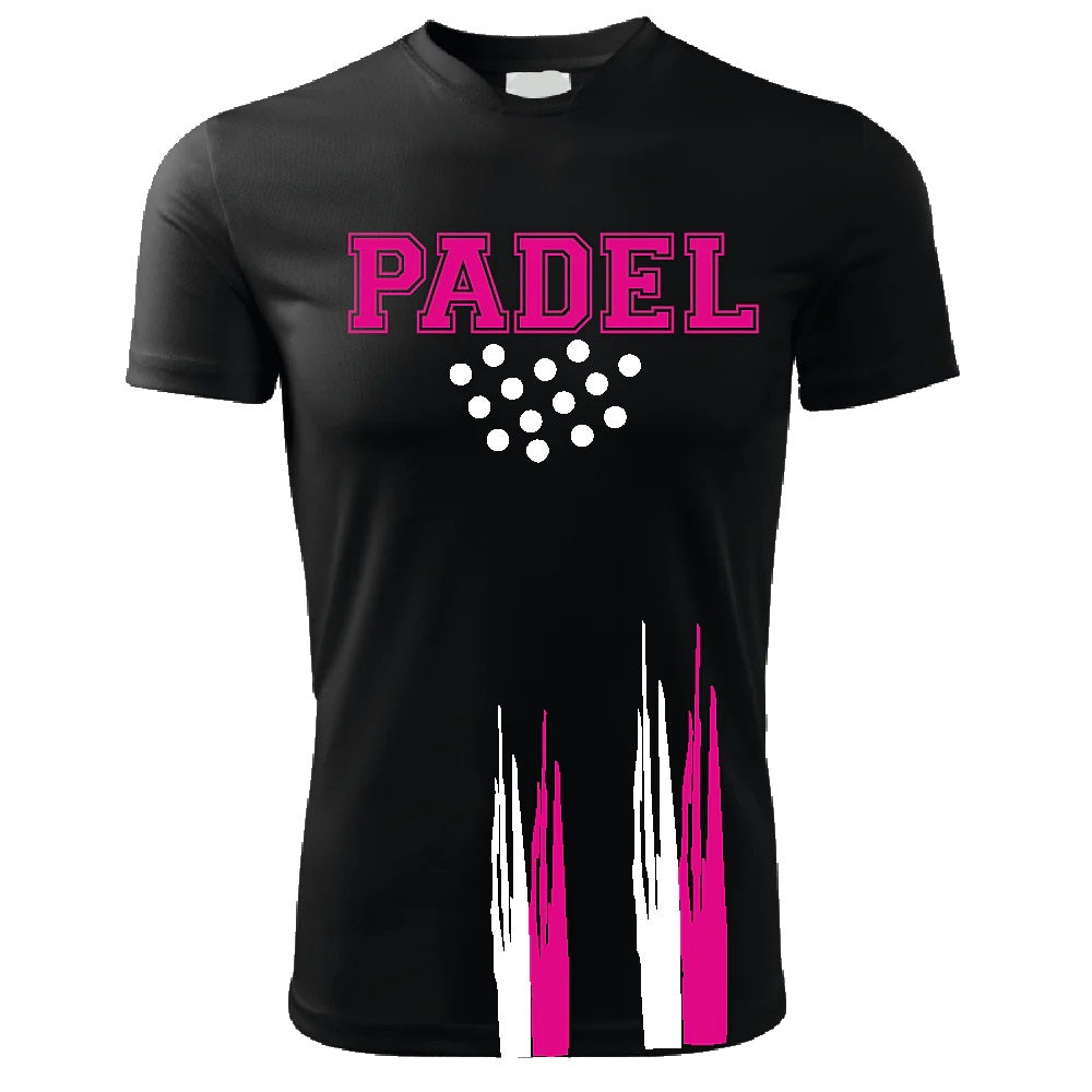 T-Shirt PADEL in Tessuto Dry Fit UNISEX - Graffio Sotto - Elasticizzato e Traspirante Maglietta Maglia Sport Super vestibilità Top qualità