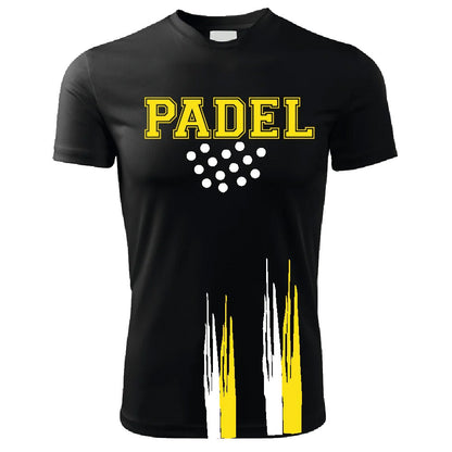 T-Shirt PADEL in Tessuto Dry Fit UNISEX - Graffio Sotto - Elasticizzato e Traspirante Maglietta Maglia Sport Super vestibilità Top qualità