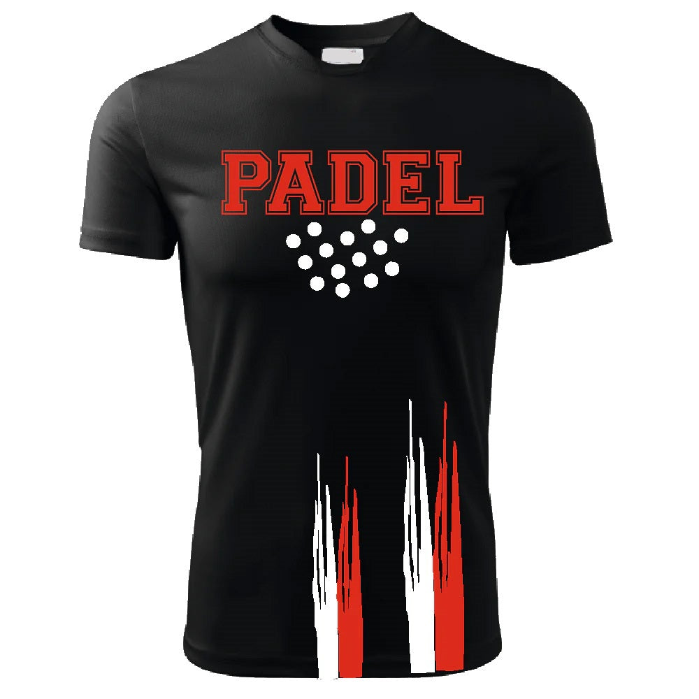 T-Shirt PADEL in Tessuto Dry Fit UNISEX - Graffio Sotto - Elasticizzato e Traspirante Maglietta Maglia Sport Super vestibilità Top qualità