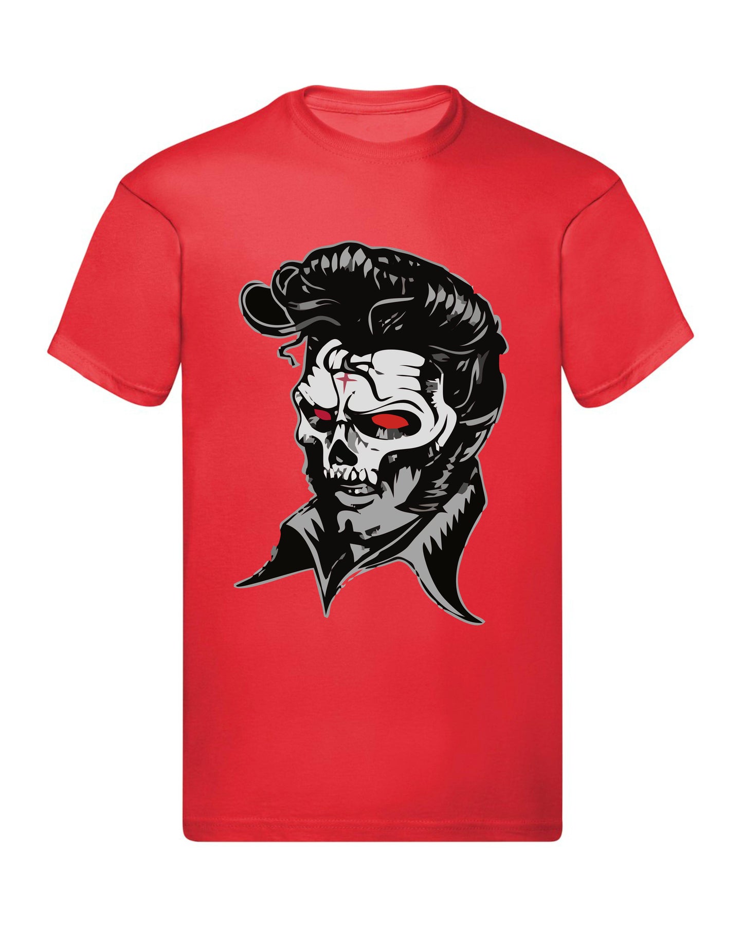 T-Shirt Uomo, Donna & Bambino - HELLVIS BACK  - Maglietta Maglia Tshirt Super vestibilità Top qualità