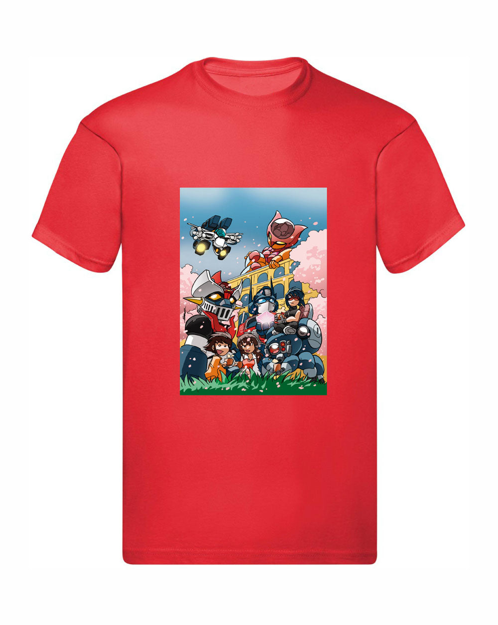 T-Shirt Uomo Donna & Bambino - MECHA'S WORLD - Maglietta Maglia Tshirt Super vestibilità Top qualità