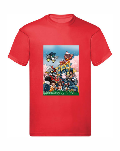 T-Shirt Uomo Donna & Bambino - MECHA'S WORLD - Maglietta Maglia Tshirt Super vestibilità Top qualità