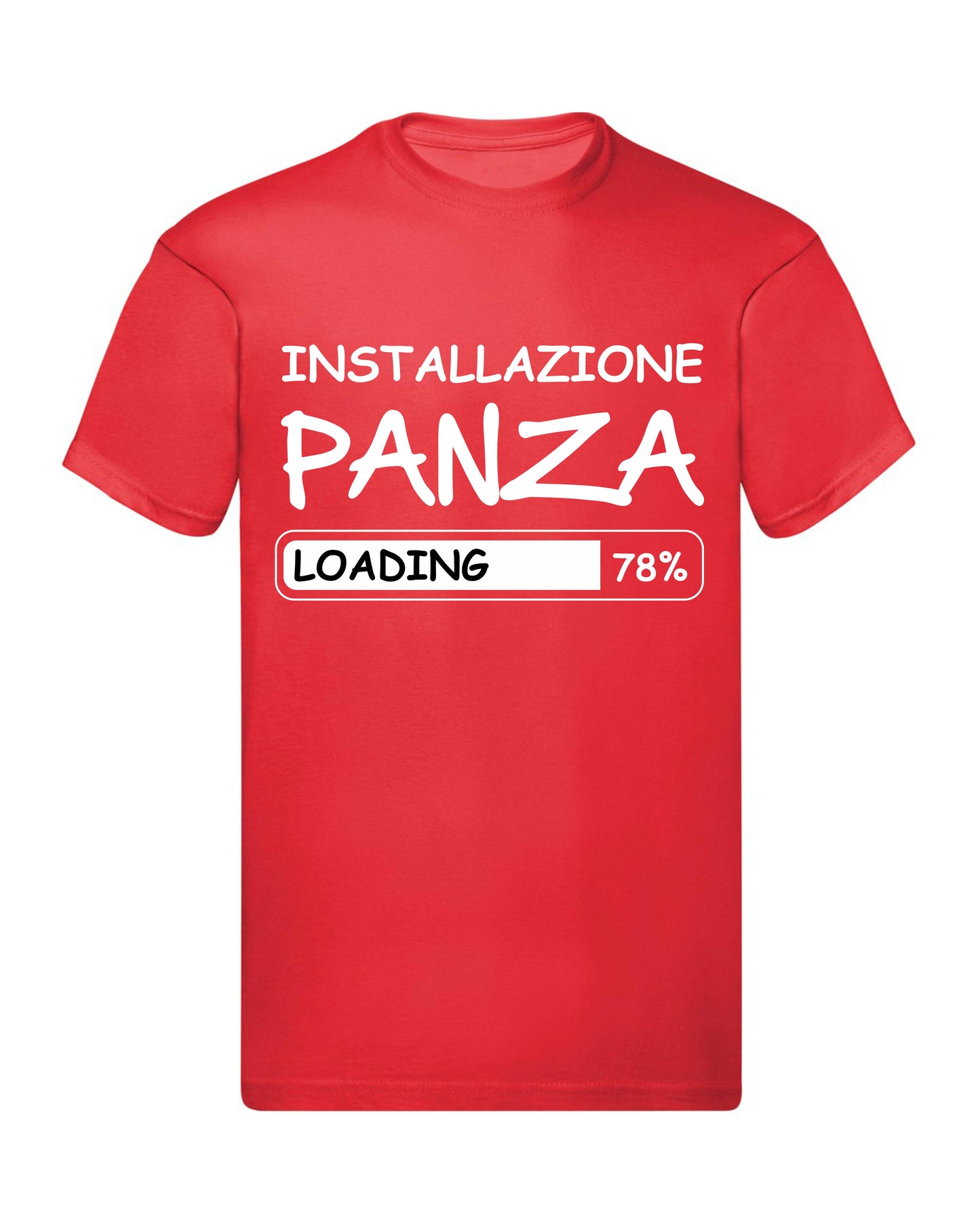 T-Shirt Uomo & Bambino - INSTALLAZIONE PANZA - Maglietta Maglia Tshirt Super vestibilità Top qualità