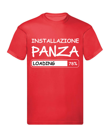 T-Shirt Uomo & Bambino - INSTALLAZIONE PANZA - Maglietta Maglia Tshirt Super vestibilità Top qualità