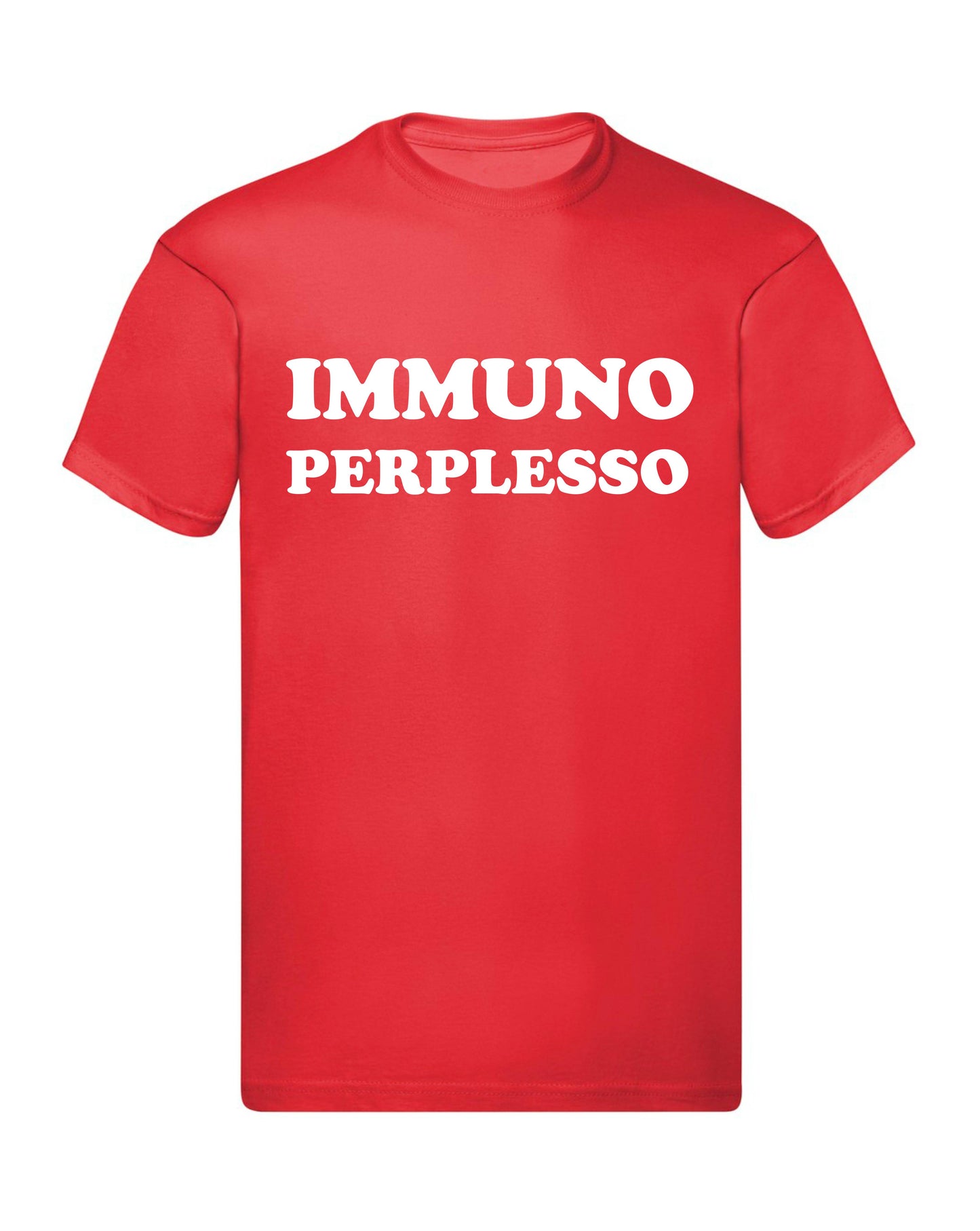 T-Shirt Uomo & Bambino - IMMUNO PERPLESSO - Maglietta Maglia Tshirt Super vestibilità Top qualità
