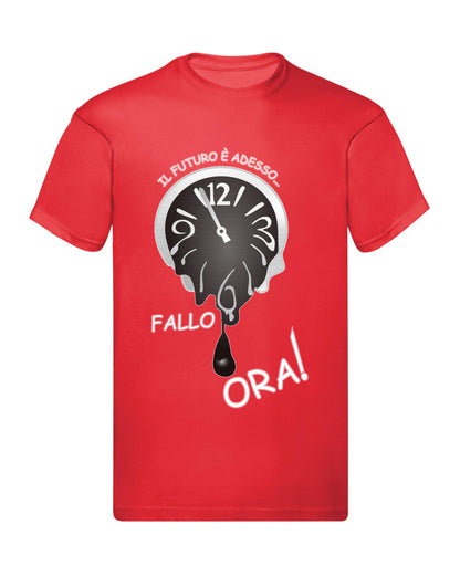 T-Shirt Uomo, Donna & Bambino - IL FUTURO È ADESSO - Maglietta Maglia Tshirt Super vestibilità Top qualità