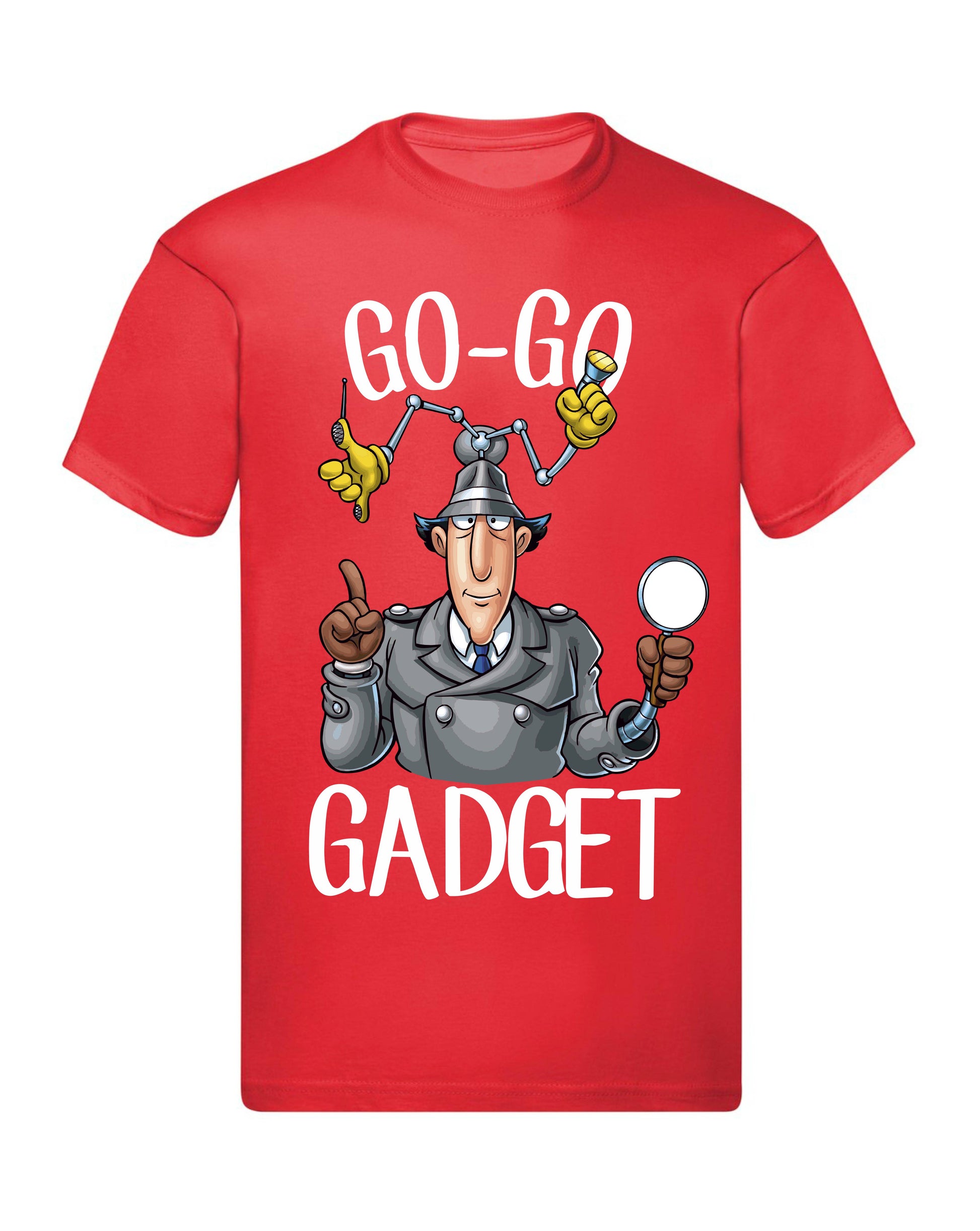 T-Shirt Uomo & Bambino - GO-GO GADGET - Maglietta Maglia Tshirt Super vestibilità Top qualità - Social Crazy