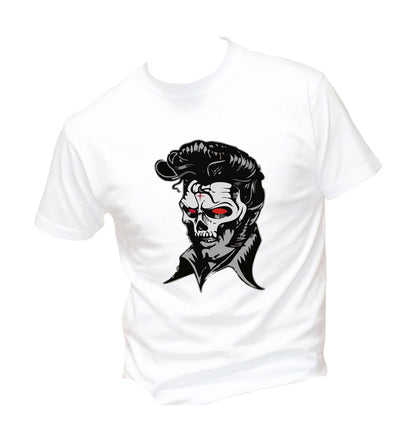 T-Shirt Uomo, Donna & Bambino - HELLVIS BACK  - Maglietta Maglia Tshirt Super vestibilità Top qualità