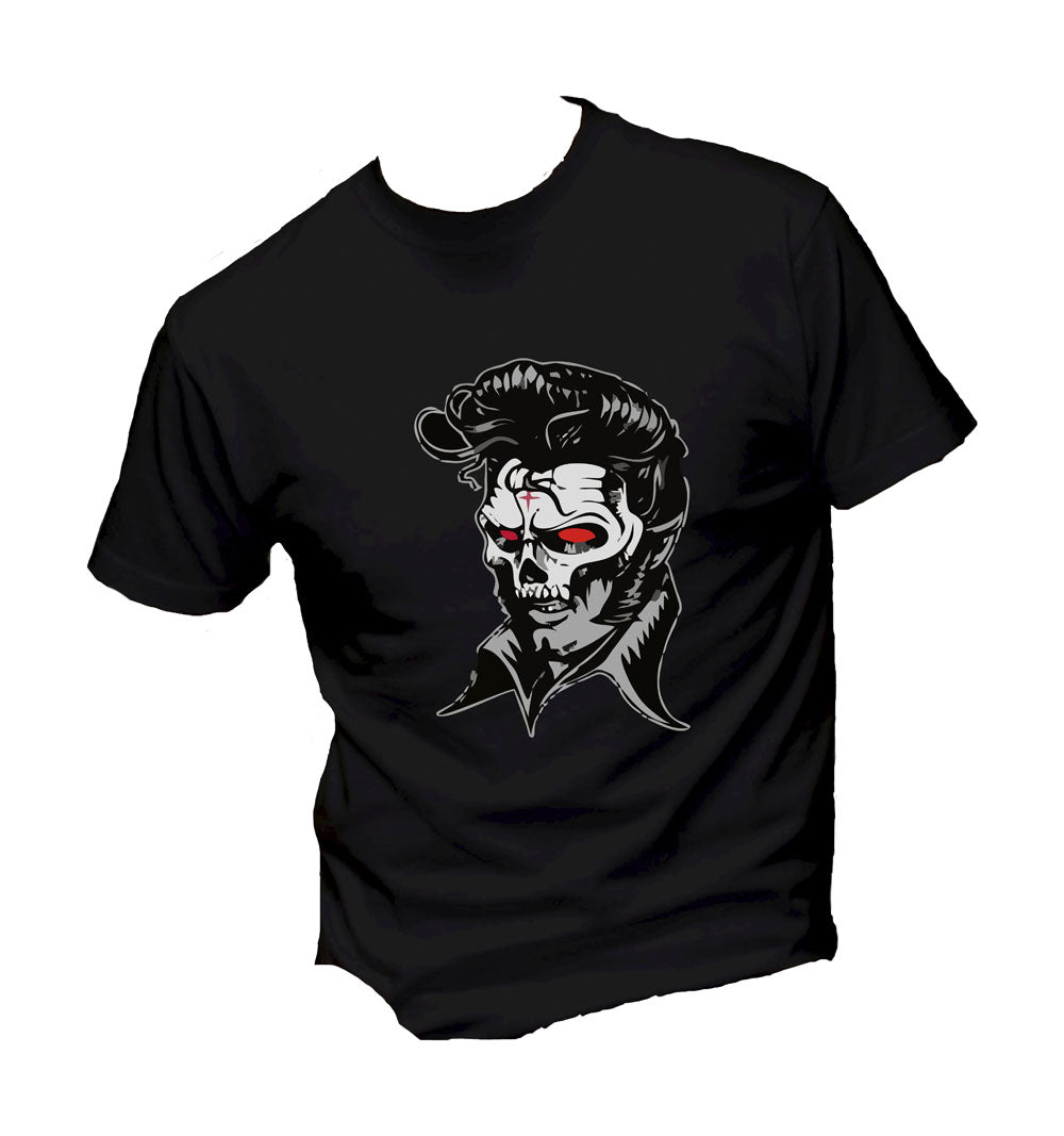 T-Shirt Uomo, Donna & Bambino - HELLVIS BACK  - Maglietta Maglia Tshirt Super vestibilità Top qualità