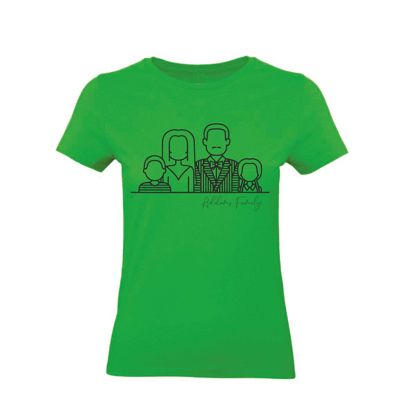 T-Shirt Uomo Donna & Bambino - LA FAMIGLIA ADDAMS - Maglietta Maglia Tshirt Super vestibilità Top qualità