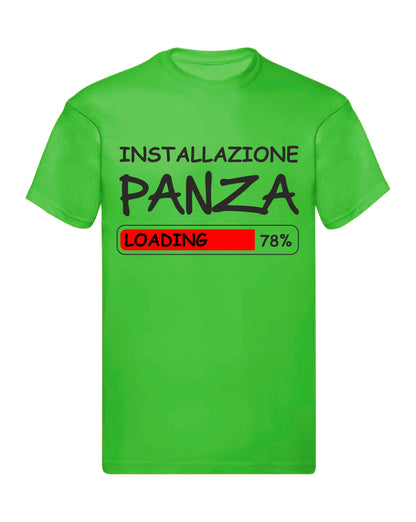 T-Shirt Uomo & Bambino - INSTALLAZIONE PANZA - Maglietta Maglia Tshirt Super vestibilità Top qualità