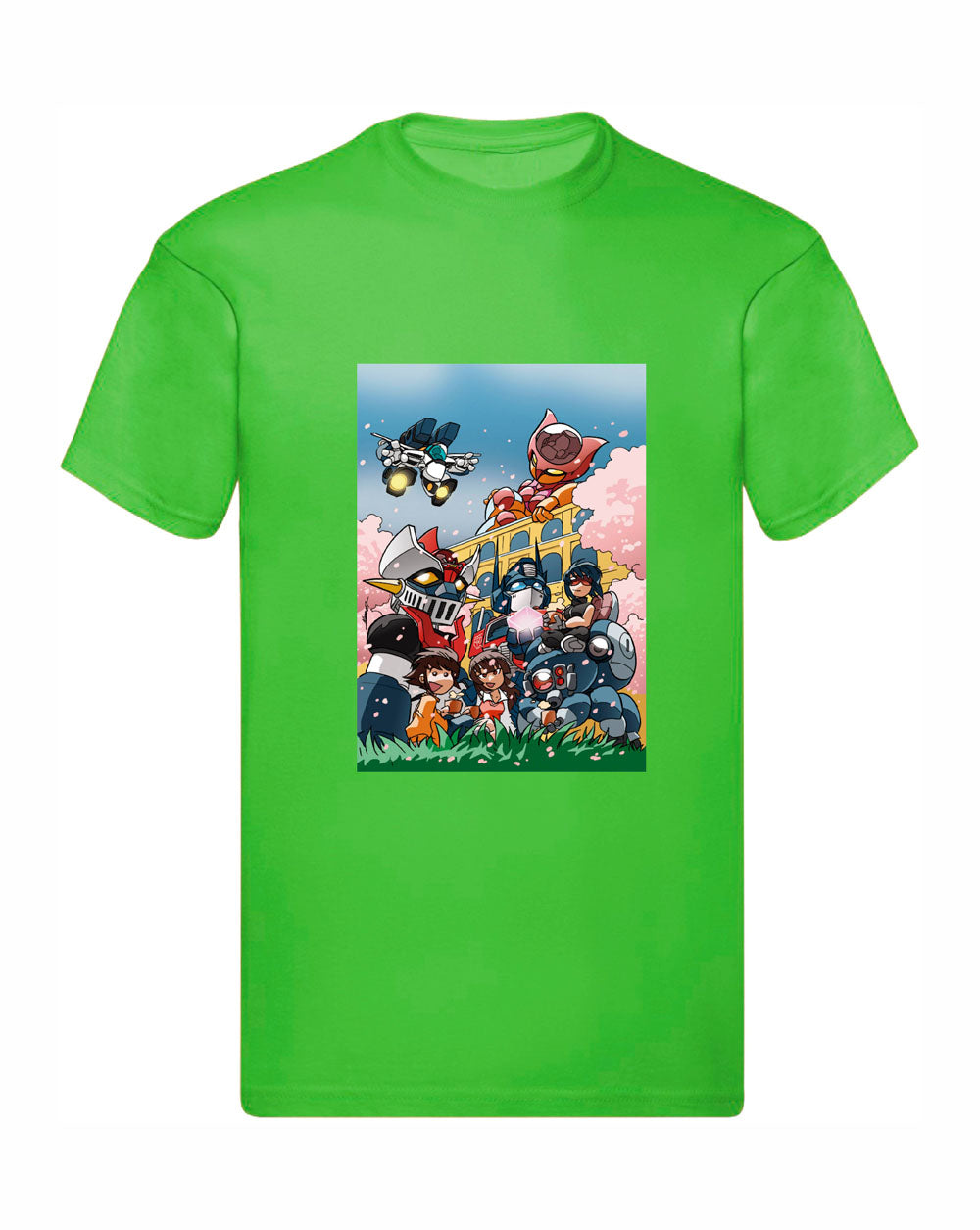 T-Shirt Uomo Donna & Bambino - MECHA'S WORLD - Maglietta Maglia Tshirt Super vestibilità Top qualità