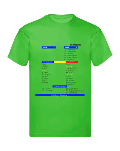 T-Shirt Uomo & Bambino - INT. 0 - MIL. 6 - Maglietta Maglia Tshirt Super vestibilità Top qualità