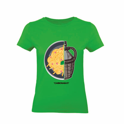 T-Shirt Uomo, Donna & Bambino - CARBONARA - Maglietta Maglia Tshirt Super vestibilità Top qualità