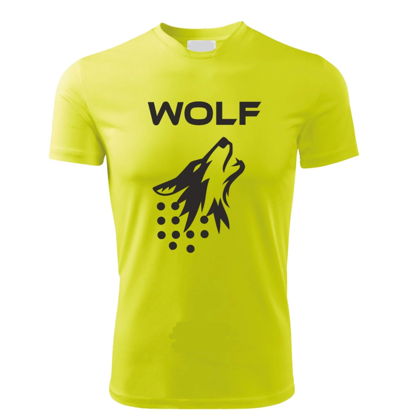 T-Shirt PADEL in Tessuto Dry Fit UNISEX - Lupo - Elasticizzato e Traspirante Maglietta Maglia Sport Super vestibilità Top qualità